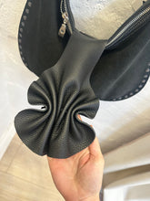 Load image into Gallery viewer, Sienna Suede Black with Studs and Ruffle
