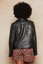 Load image into Gallery viewer, Tigerlily Velda Leather Jacket - Black