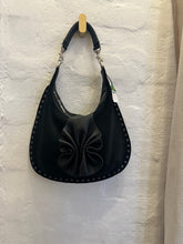 Load image into Gallery viewer, Sienna Suede Black with Studs and Ruffle