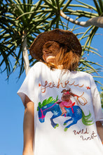 Load image into Gallery viewer, YEEHAW!! Oversize Deep Drop Shoulder Tee