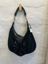 Load image into Gallery viewer, Sienna Suede Black with Studs and Ruffle