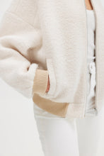 Load image into Gallery viewer, Alanna Boucle Bomber - Oatmeal