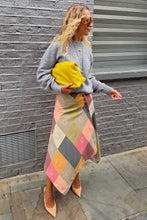 Load image into Gallery viewer, Argyle Wool Blend Skirt