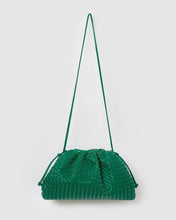 Load image into Gallery viewer, Izoa Vincenza Woven Bag Green