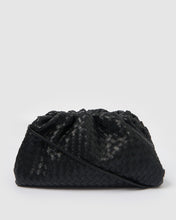 Load image into Gallery viewer, Izoa Vincenza Woven Bag Black