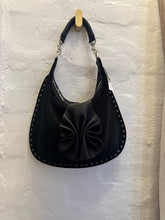 Load image into Gallery viewer, Sienna Suede Black with Studs and Ruffle