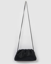 Load image into Gallery viewer, Izoa Vincenza Woven Bag Black