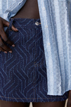 Load image into Gallery viewer, Campana Mini Skirt in Denim