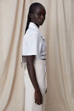 Load image into Gallery viewer, Stella Wrap Shirt in White