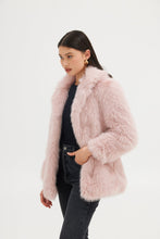 Load image into Gallery viewer, Arianna Fur Jacket - Pink