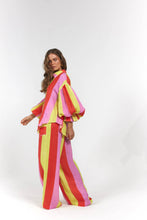 Load image into Gallery viewer, La Bohème Girls Leilani Shirt Candy Stripe