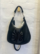 Load image into Gallery viewer, Sienna Suede Black with Studs and Ruffle