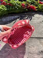 Load image into Gallery viewer, Carrie Sherpa Pouch | Signtaure Red