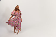 Load image into Gallery viewer, La Bohème Girls Camila Maxi Dress Cotton Agate Candy Apple