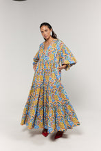 Load image into Gallery viewer, La Bohème Girls Leilani Maxi Cotton Agate Azure
