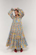 Load image into Gallery viewer, La Bohème Girls Leilani Maxi Cotton Agate Azure