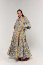 Load image into Gallery viewer, La Bohème Girls Leilani Maxi Cotton Agate Azure