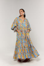 Load image into Gallery viewer, La Bohème Girls Leilani Maxi Cotton Agate Azure