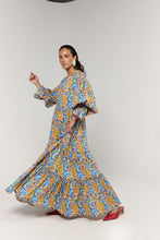 Load image into Gallery viewer, La Bohème Girls Leilani Maxi Cotton Agate Azure