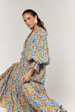Load image into Gallery viewer, La Bohème Girls Leilani Maxi Cotton Agate Azure