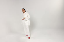 Load image into Gallery viewer, La Bohème Girls Juno Pant Blossom Embroidery White