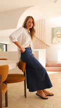 Load image into Gallery viewer, Blue Jean Baby Panel Maxi Skirt