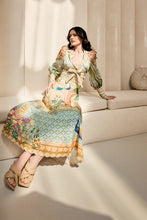 Load image into Gallery viewer, Coral Peacock Maxi Skirt