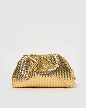 Load image into Gallery viewer, Izoa Vincenza Woven Bag Gold