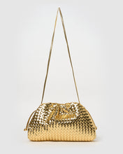 Load image into Gallery viewer, Izoa Vincenza Woven Bag Gold