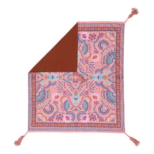 Load image into Gallery viewer, Wandering Folk Picnic Rug - Rosa