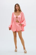 Load image into Gallery viewer, Penelope Bow Hot Short - Watermelon (sold as set)