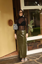 Load image into Gallery viewer, Riley Sheer Long Sleeve Top - Black