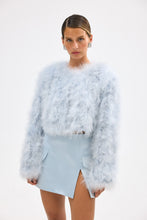 Load image into Gallery viewer, Manhattan Crop Jacket - Powder Blue