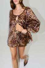 Load image into Gallery viewer, Penelope Blouse - Leopard (sold as set)