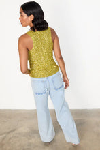 Load image into Gallery viewer, Lime Sequin Tank Top