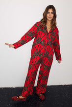 Load image into Gallery viewer, Red Bow Cotton Button Through Pyjamas