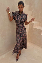 Load image into Gallery viewer, Cherry Leopard Remi Dress
