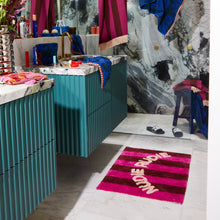 Load image into Gallery viewer, ZELIA NUDIE RUDIE BATH MAT- BOUGAINVILLEA