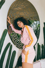 Load image into Gallery viewer, PINK "GEO" TRACK JACKET