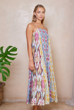 Load image into Gallery viewer, Alita Lara Maxi Dress - Aquarius Patchwork