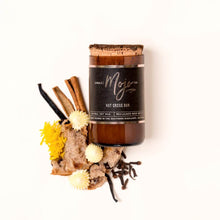 Load image into Gallery viewer, HOT CROSS BUN - Easter Edition - Wood Wick Reclaimed Beer Bottle Candle