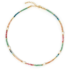 Load image into Gallery viewer, TANGO GEMSTONE AND PEARL NECKLACE