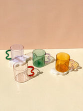 Load image into Gallery viewer, Soremo Glass Mug in Teal