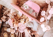 Load image into Gallery viewer, Fedora hat “Gianna” in cherry blossom SPECIAL EDITION