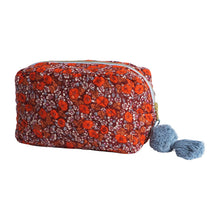 Load image into Gallery viewer, FLORENTINE BEAUTY BAG - CHERRY