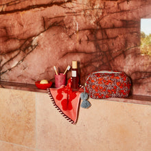 Load image into Gallery viewer, FLORENTINE BEAUTY BAG - CHERRY