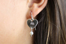 Load image into Gallery viewer, Silver Heart with Pearl