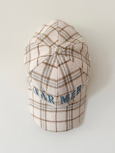 Load image into Gallery viewer, Neutral Plaid Cap
