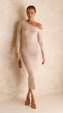 Load image into Gallery viewer, Chloe Knit Dress in Camel
