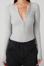 Load image into Gallery viewer, LARA BODYSUIT - GREY MARLE
